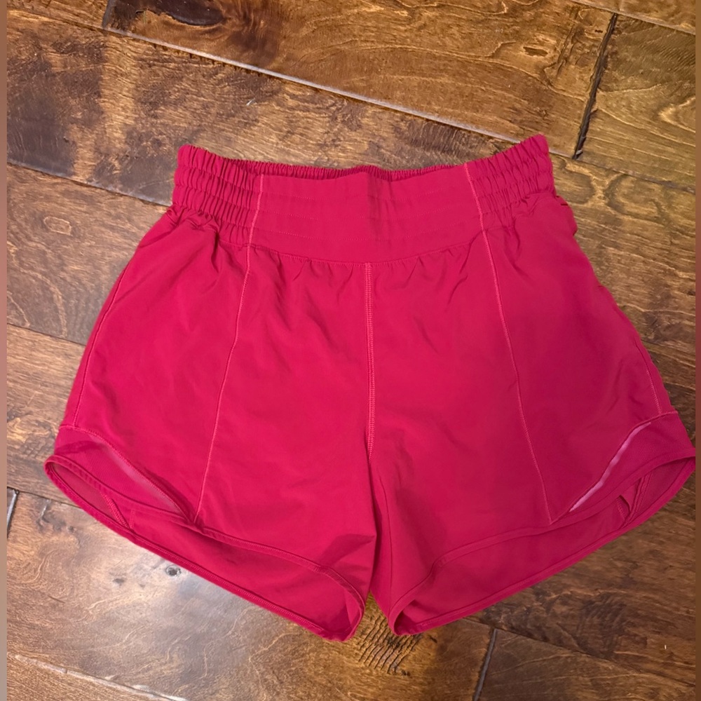lululemon athletica Women's Hot Pink Running Shorts